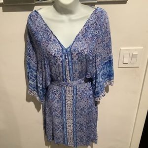 Surf Gypsy Dress w/ Side Cutouts & Open Back, S